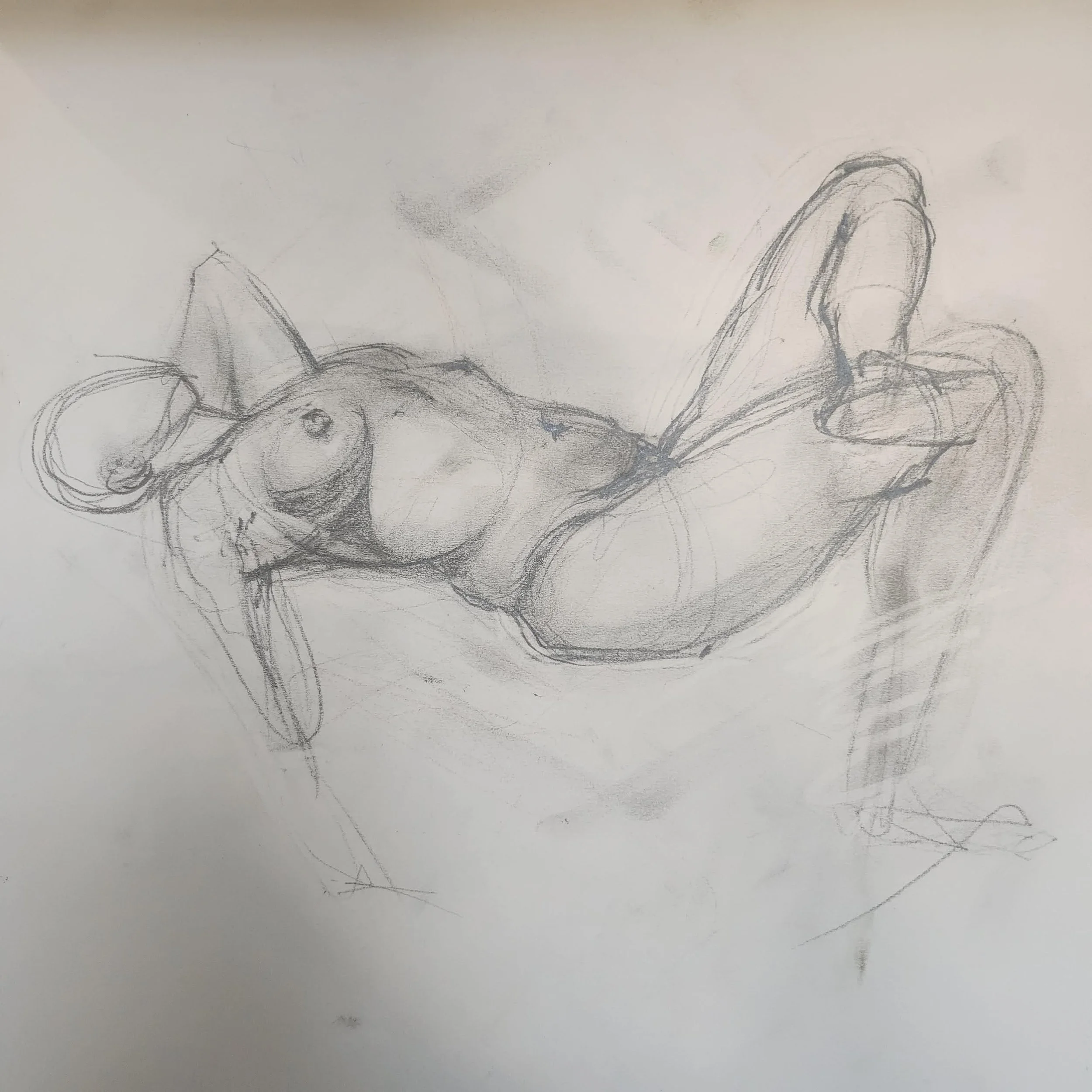 Graphite on paper.