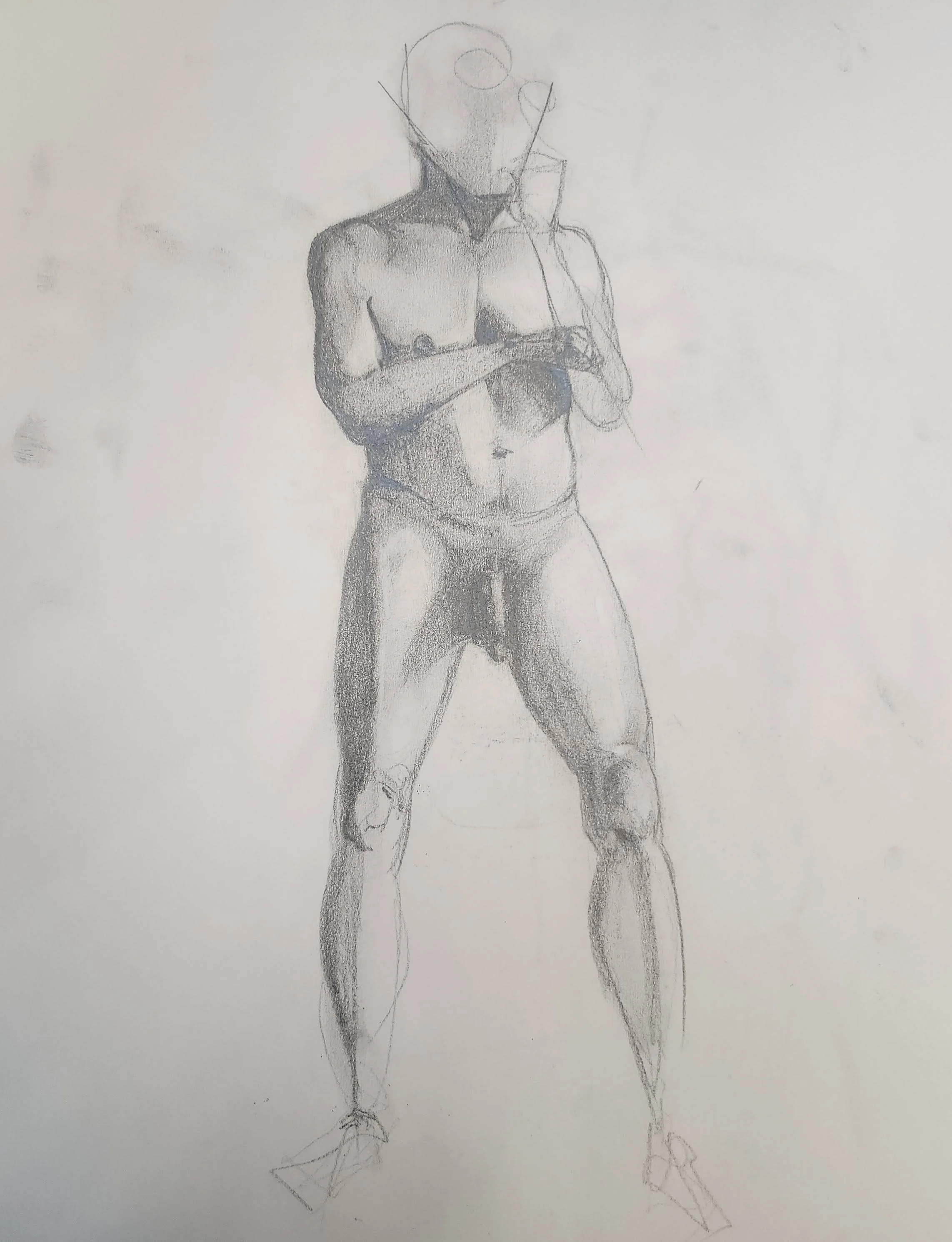 Graphite on paper.
