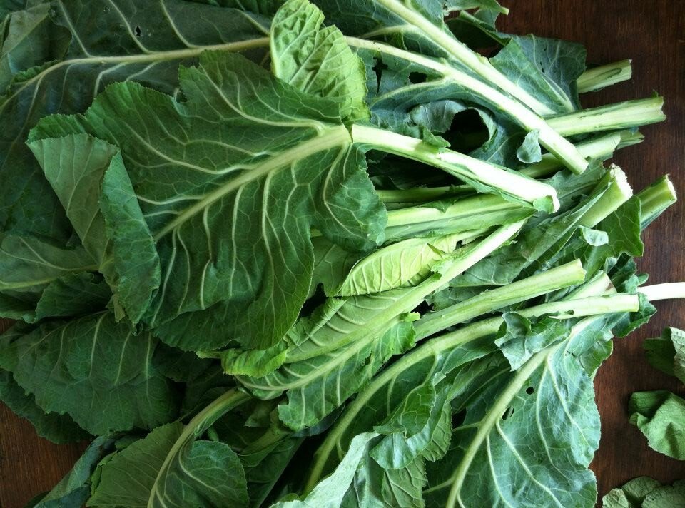 greens, braising