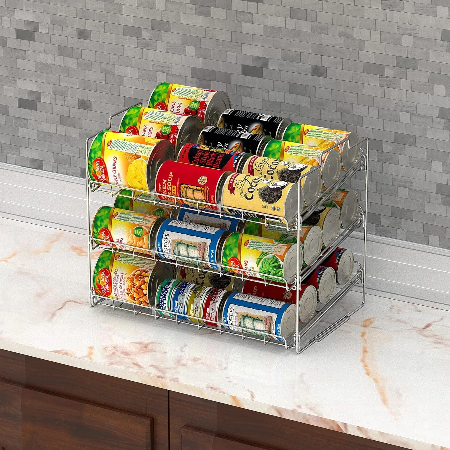Deco Brothers Stackable Can Rack Organizer