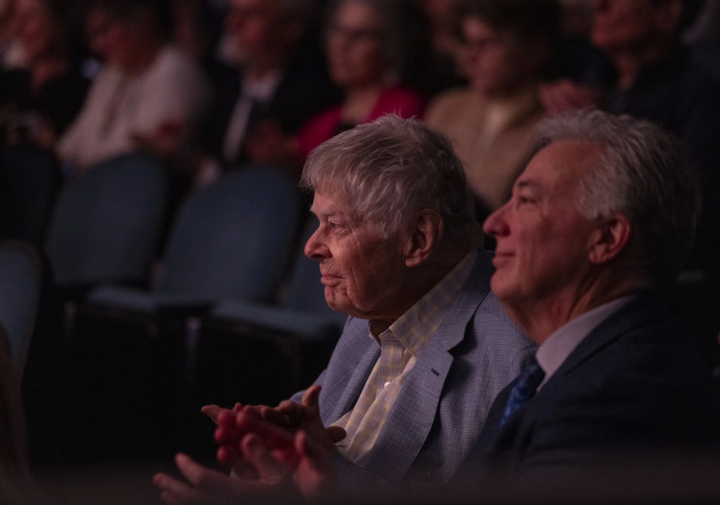 Mr. Gordon Getty attending the LUMINARIES concert at Presidio Theatre.