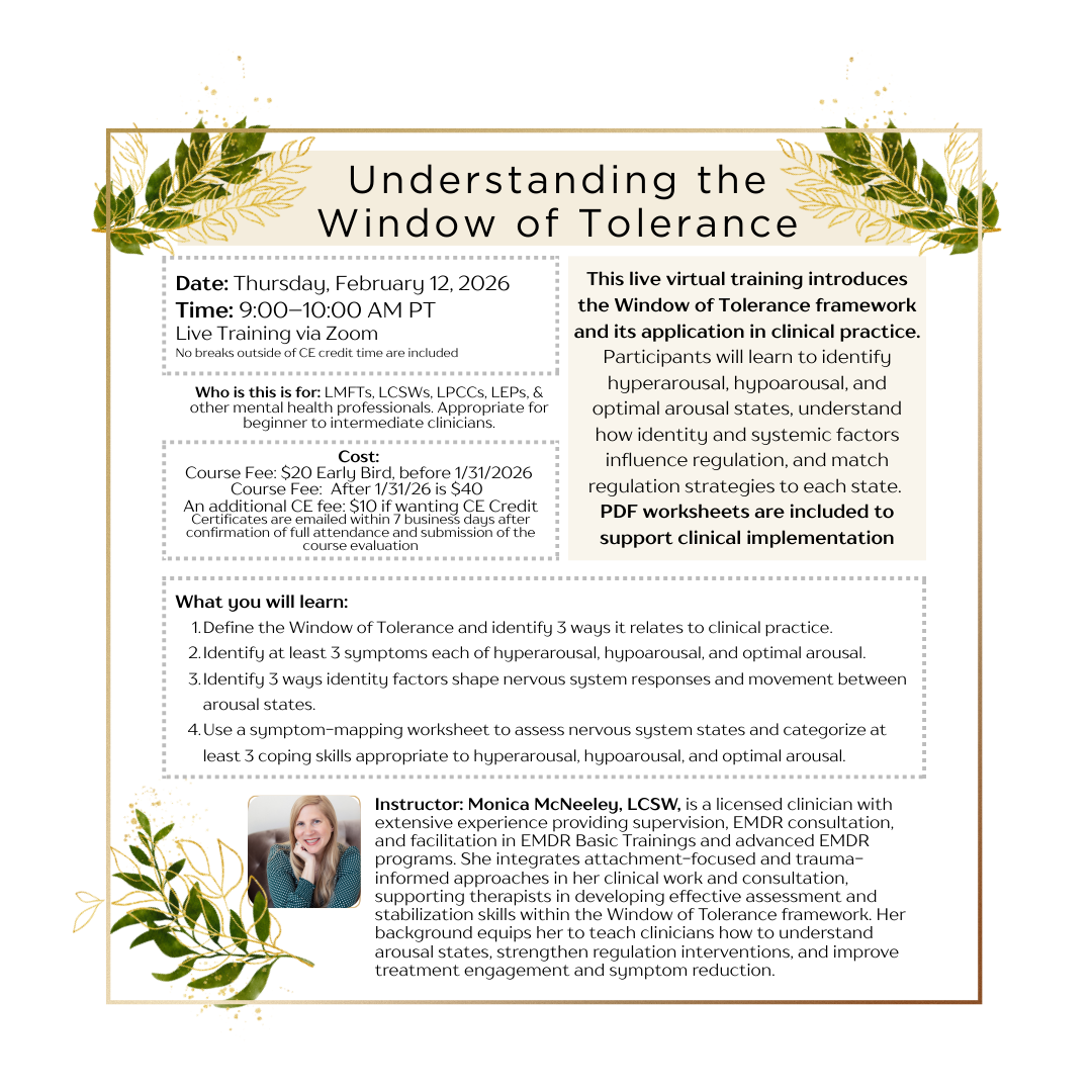 Understanding the Window of Tolerance