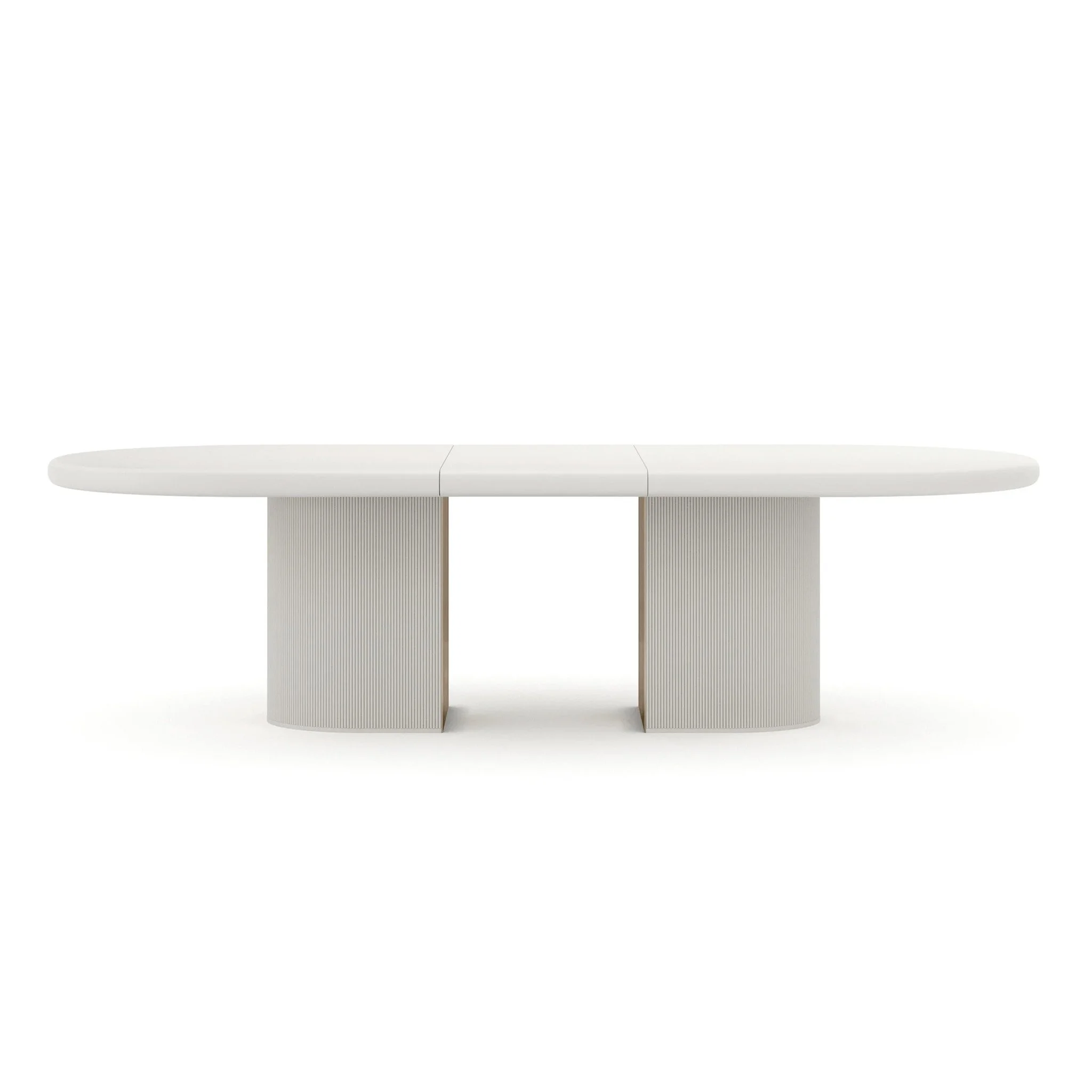 LOVE DINING TABLE - MATTE PEARL