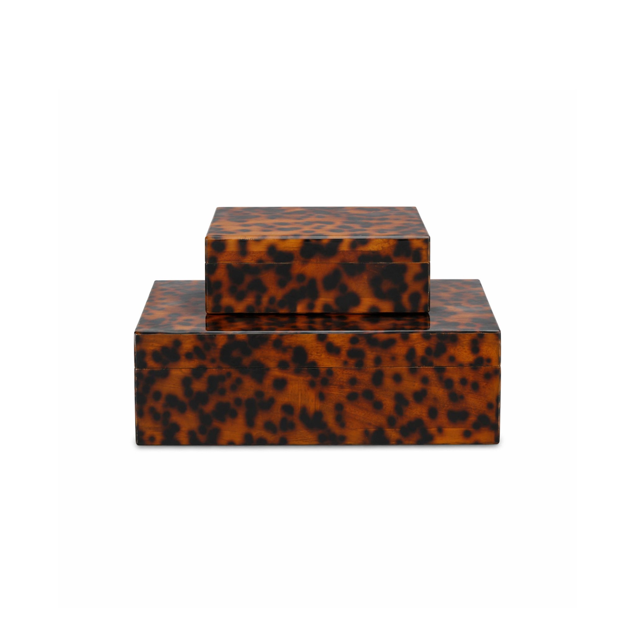 FAUX TORTOISE BOX