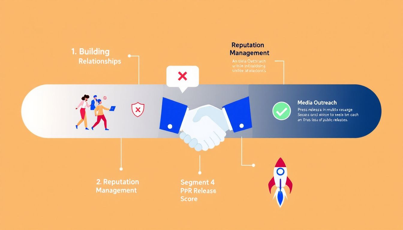 An overview of what a PR agency is, illustrating the concept of public relations.