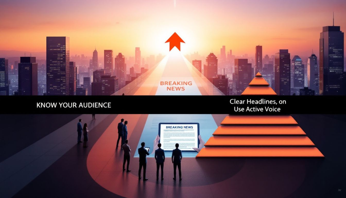 Tips for enhancing readability and engagement in press releases with press coverage and news stories