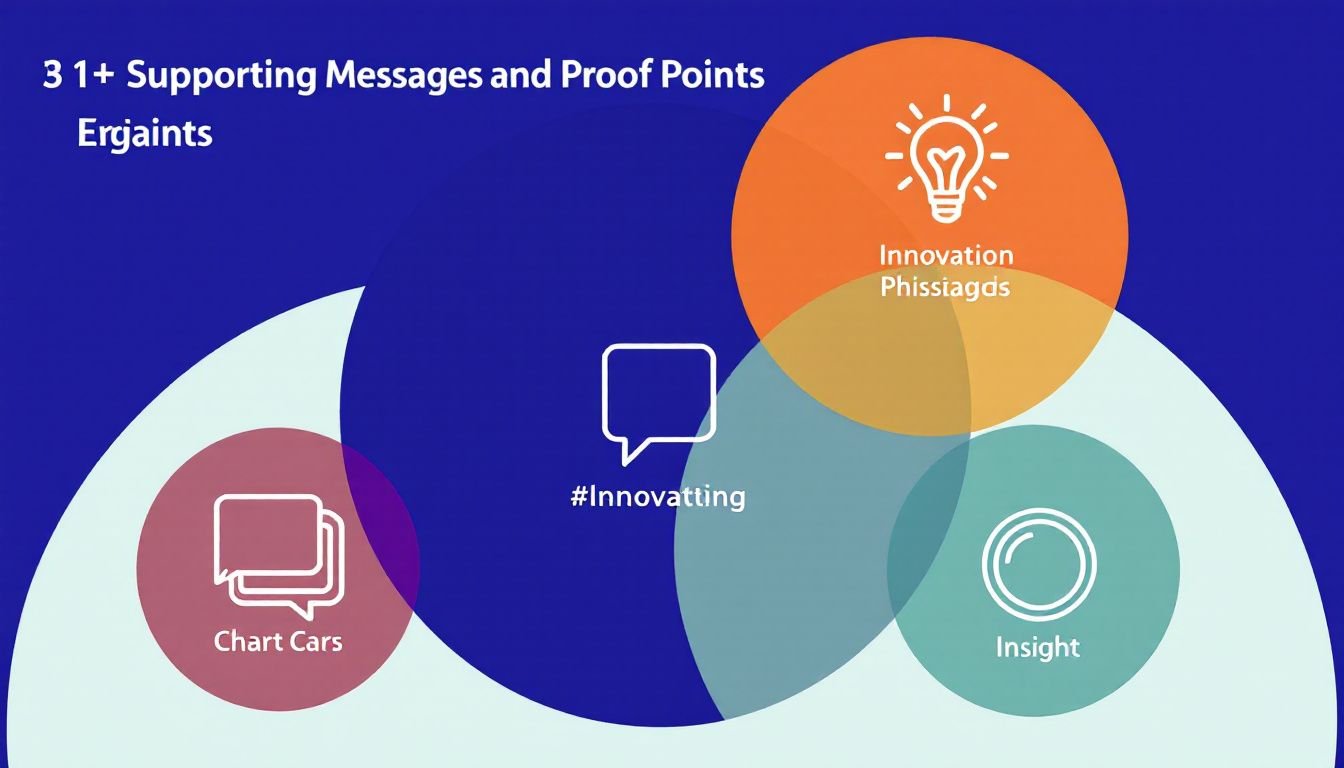 Supporting messages and proof points in a business context.