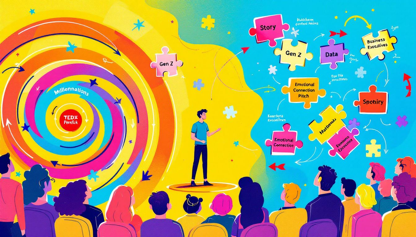 A diagram illustrating how to tailor media pitches to specific audiences.