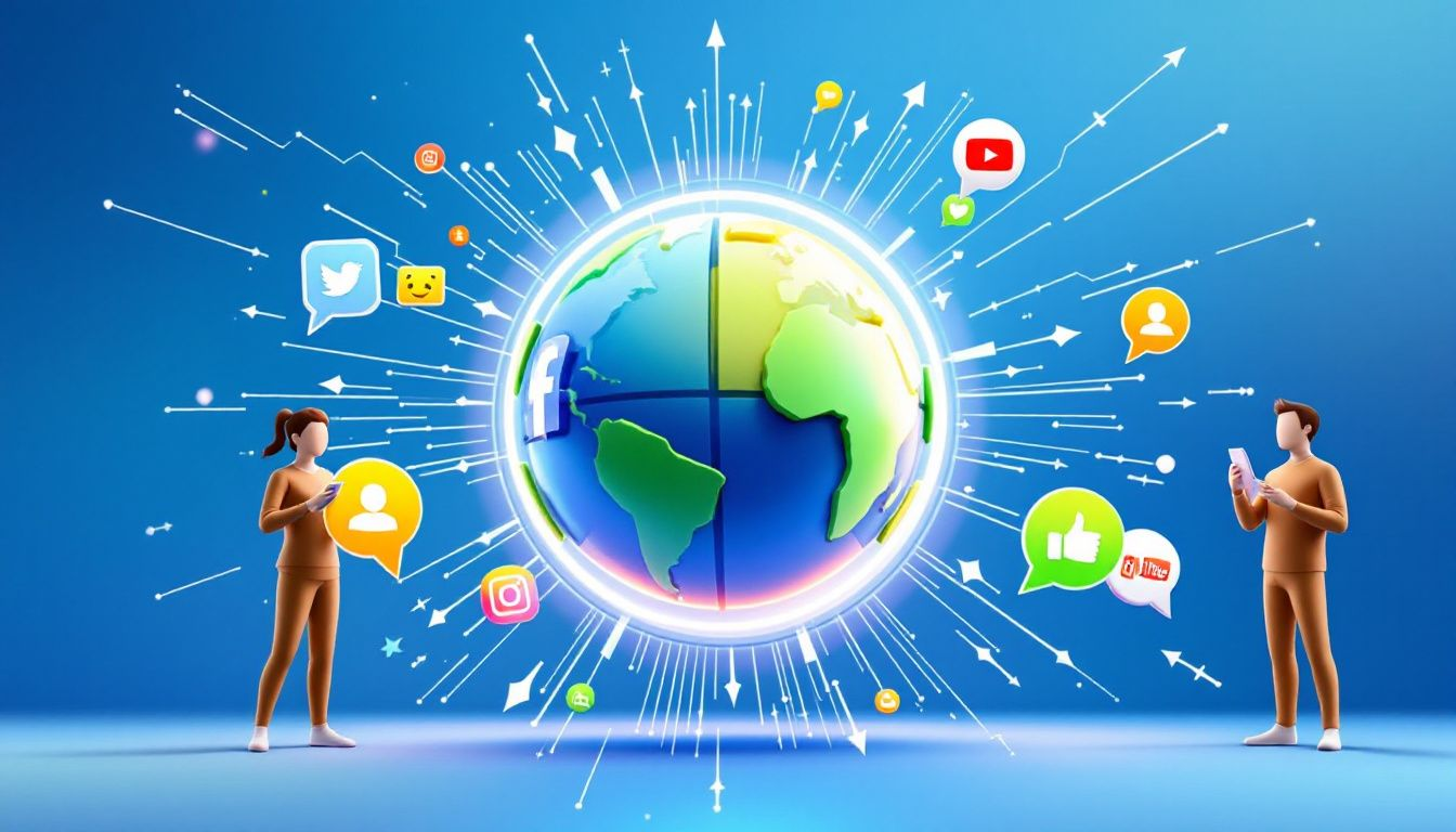 An image illustrating social media engagement in government public relations.