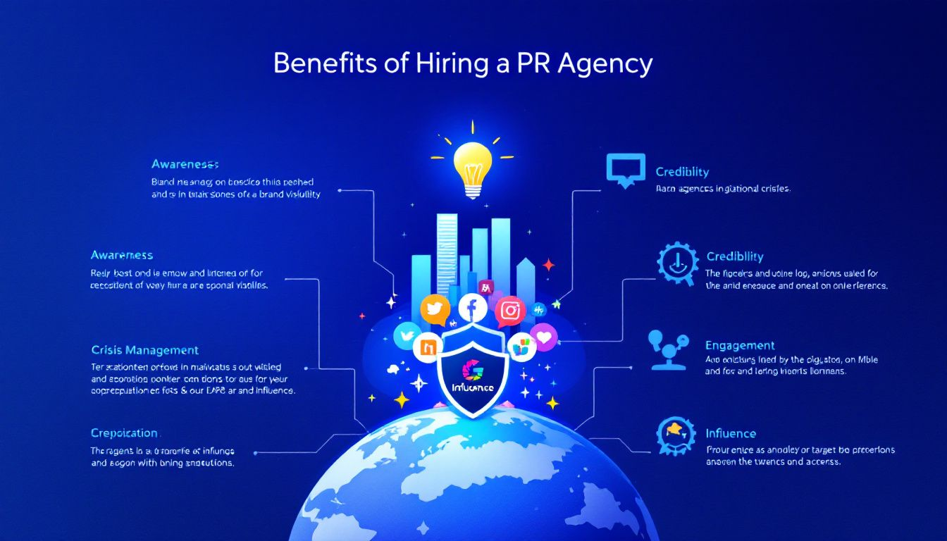 Benefits of hiring a PR agency.