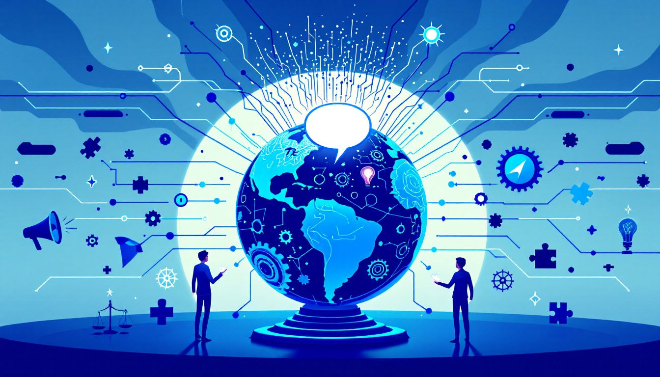 Image of an illustration representing the concept of public relations marketing.