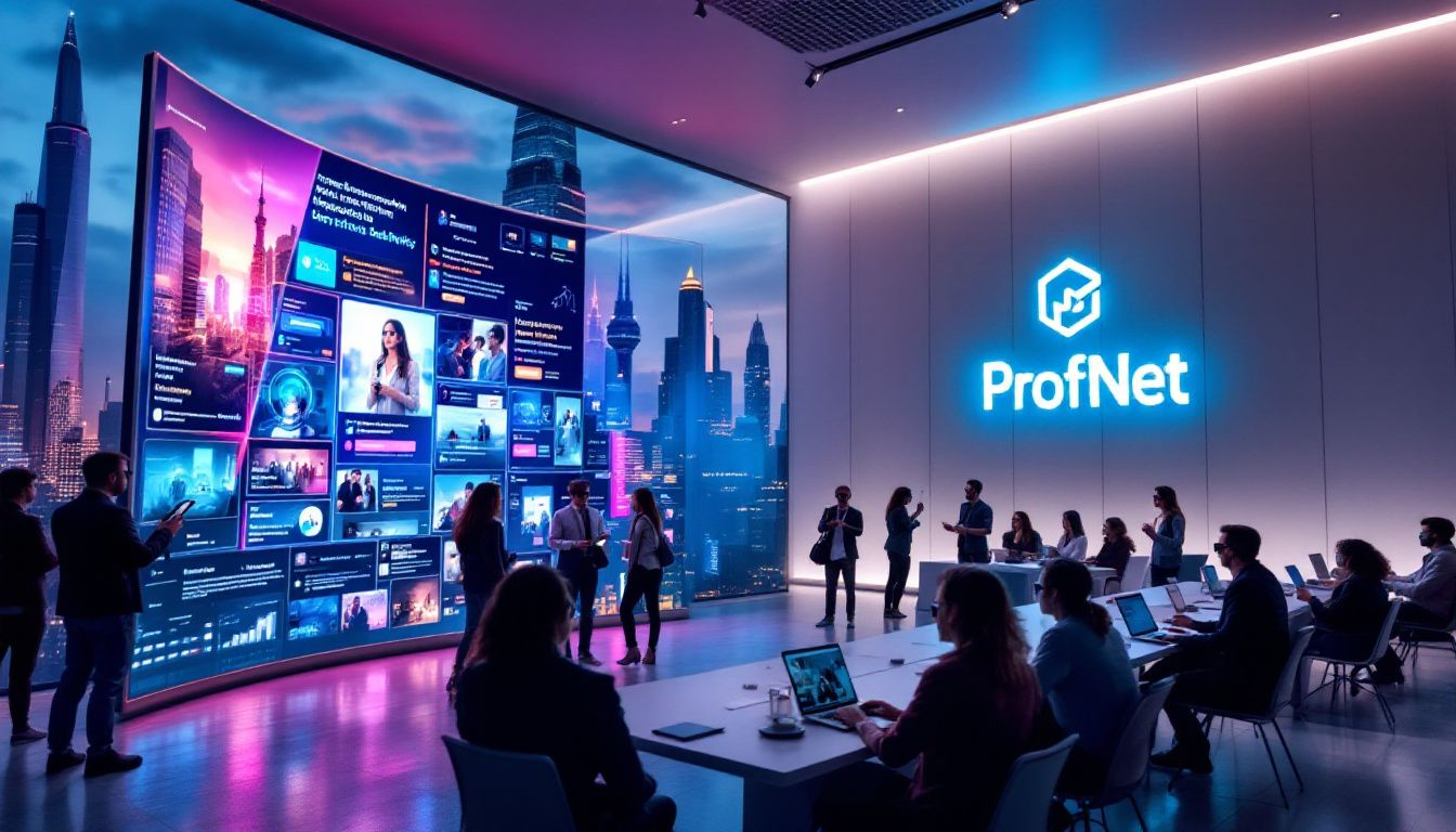 A visual representation of extensive press coverage opportunities available through ProfNet and connectively haro