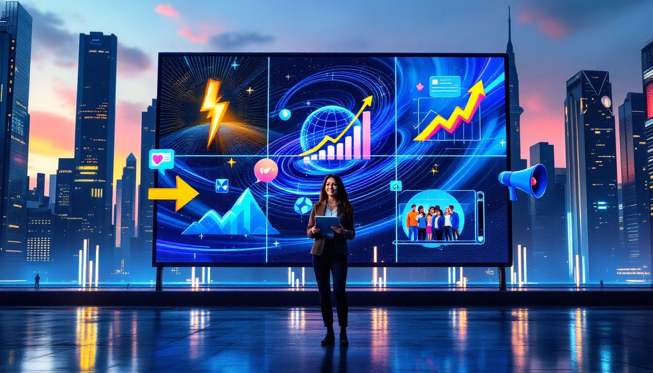 The power of storytelling in public relations, illustrated through creative visuals.