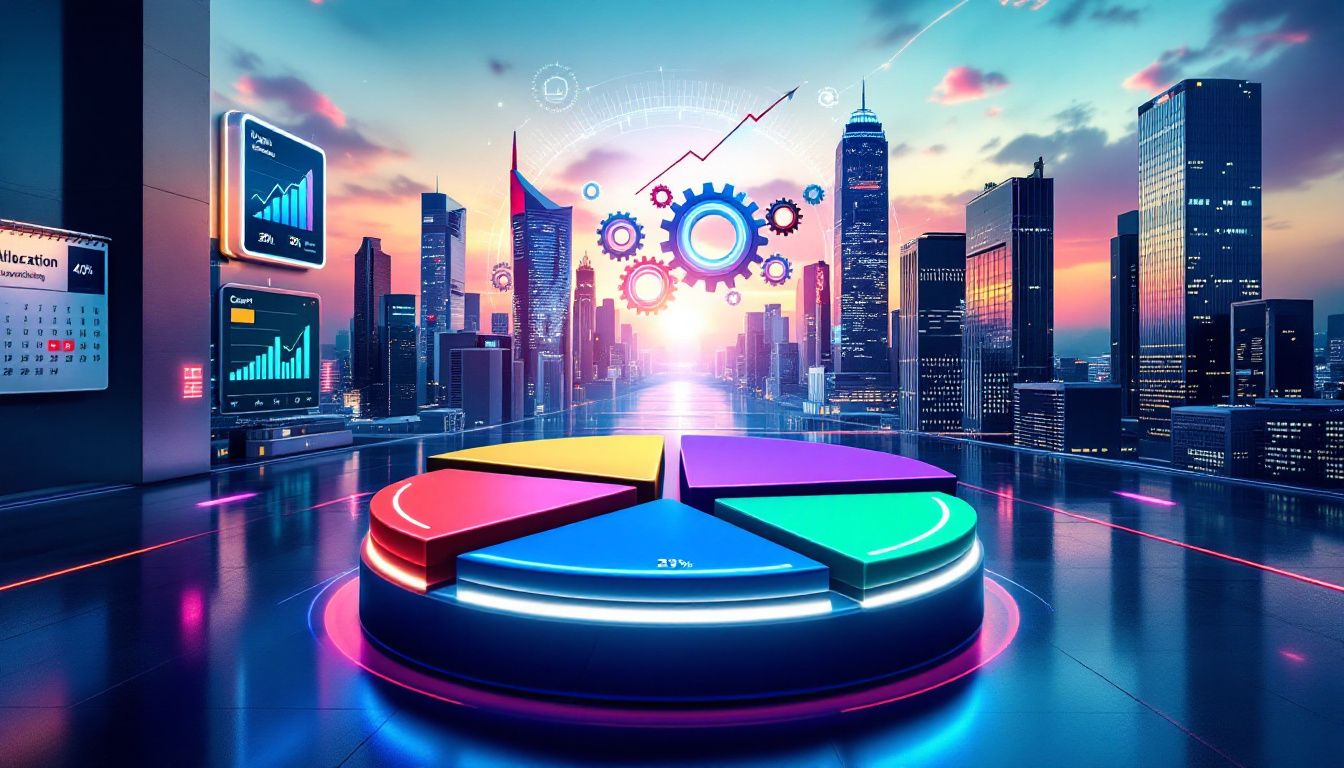 A visual representation of effective marketing budget allocation strategies for startups.