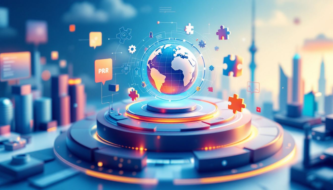 An image showing the integration of PR tactics into a strategic plan.