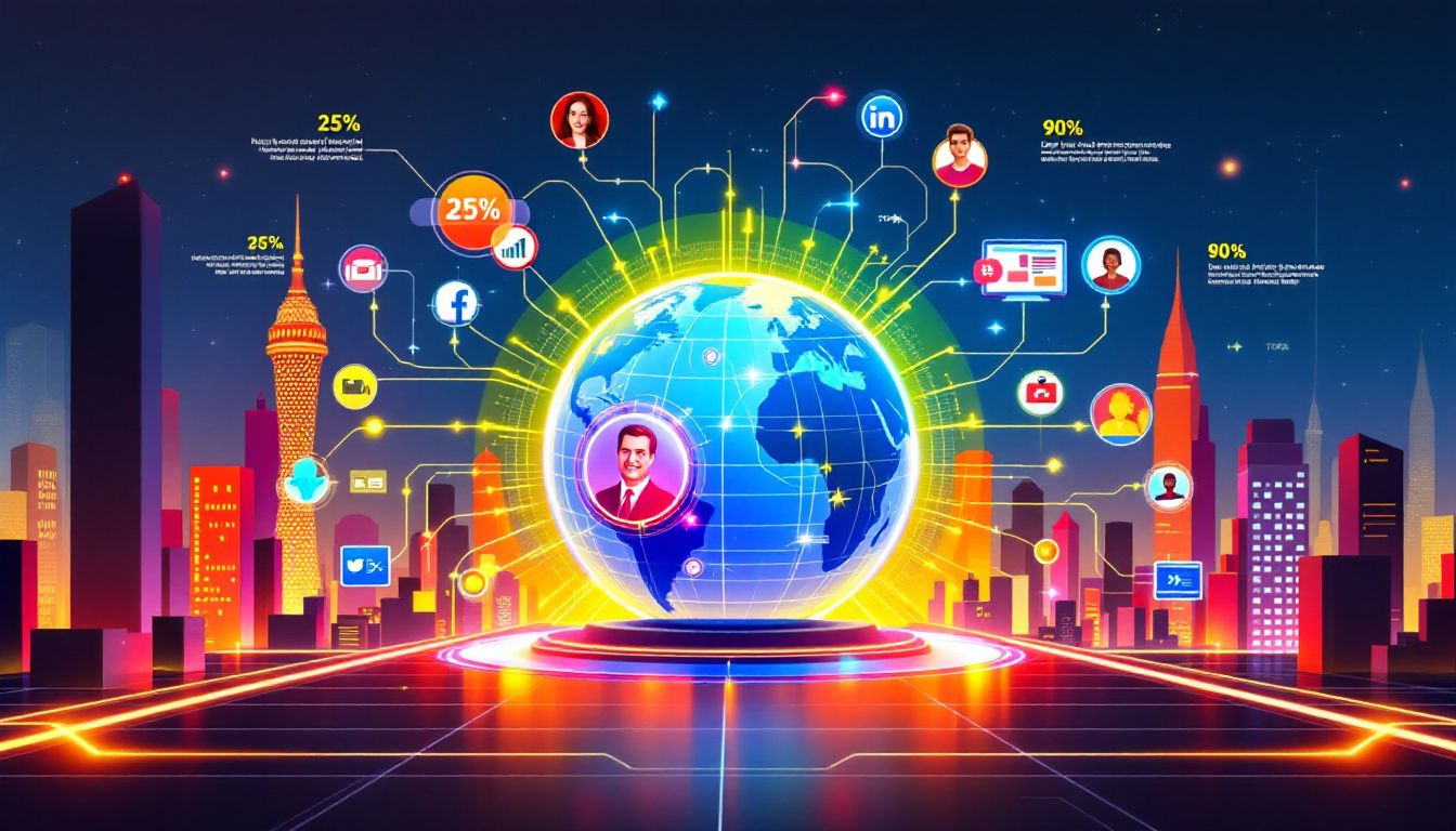 A visual representation of media relations strategies in government public relations.