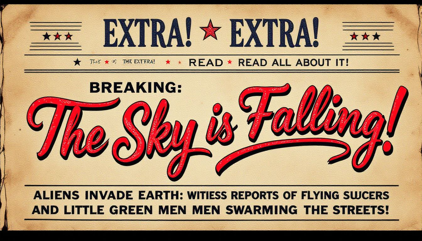 Examples of successful news release headers displayed in a creative format.