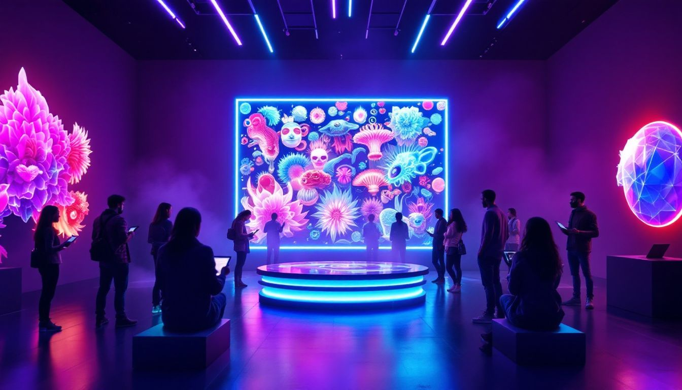 A visual representation of influencer marketing in the NFT space.
