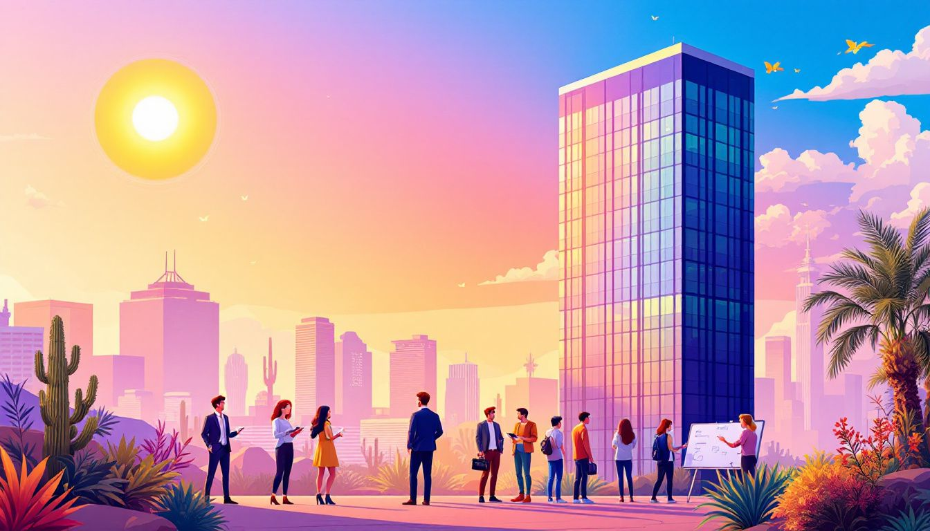 Image of business and community leaders