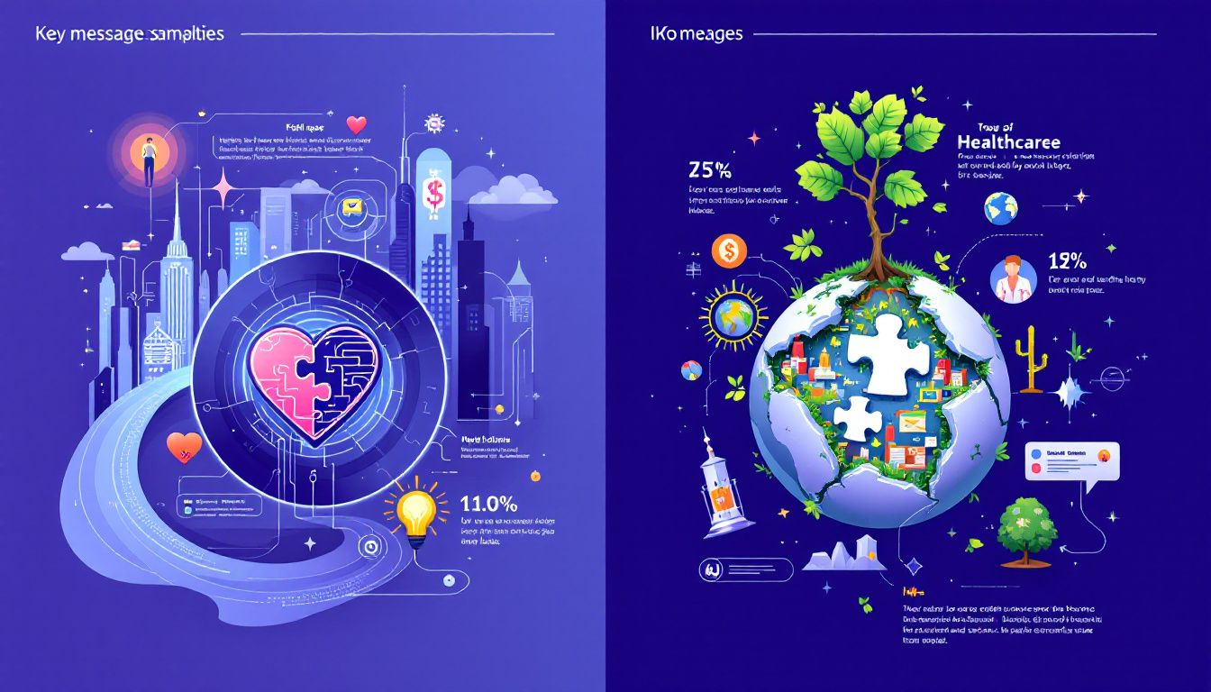 Examples of key messages tailored for different industries in public relations