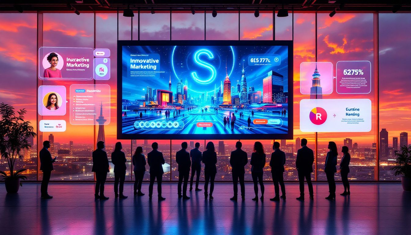 A creative marketing campaign in action, showcasing innovative strategies by PR firms.