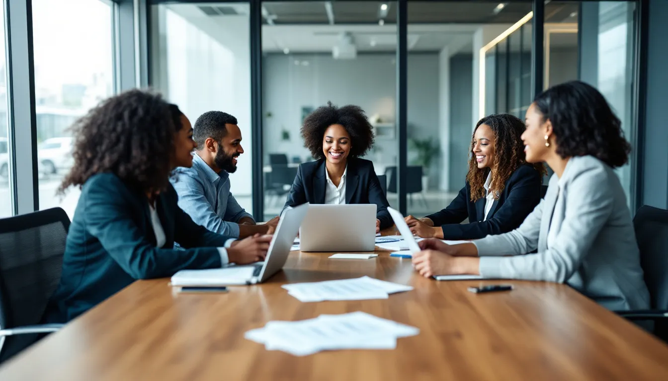 Image of PR professionals working on a digital PR campaign