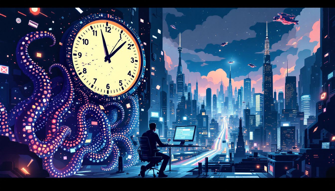 A graphic representation of financial pressures faced by tech journalists in their reporting.