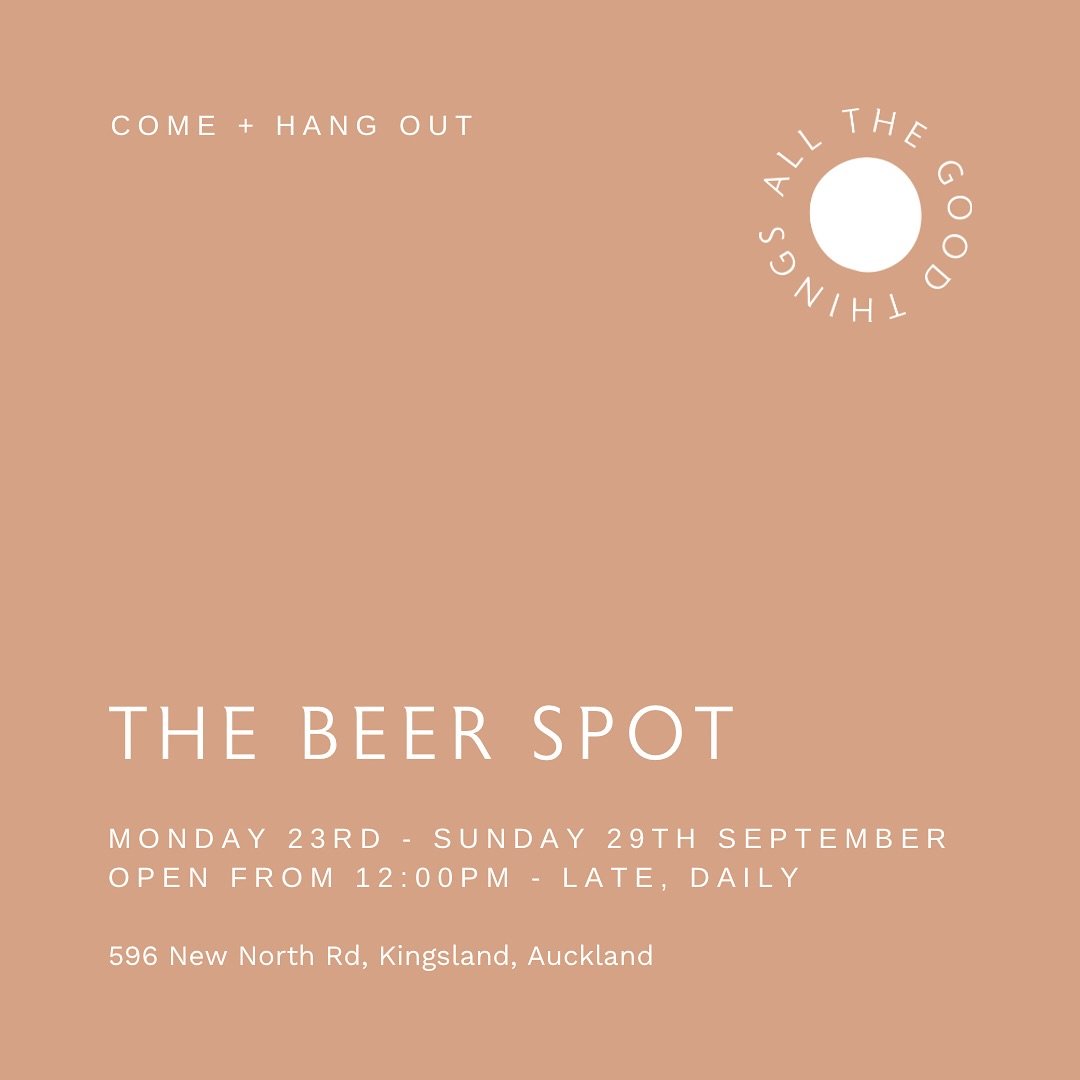 SEPTEMBER + OCTOBER &mdash;&gt; this is where you&rsquo;ll find us!

1. Next week we&rsquo;re heading to @thebeerspot MORNINGSIDE! This is a new one for us so we hope to see you there. 

2. We&rsquo;re excited to be back at the @waikatohomeshow early