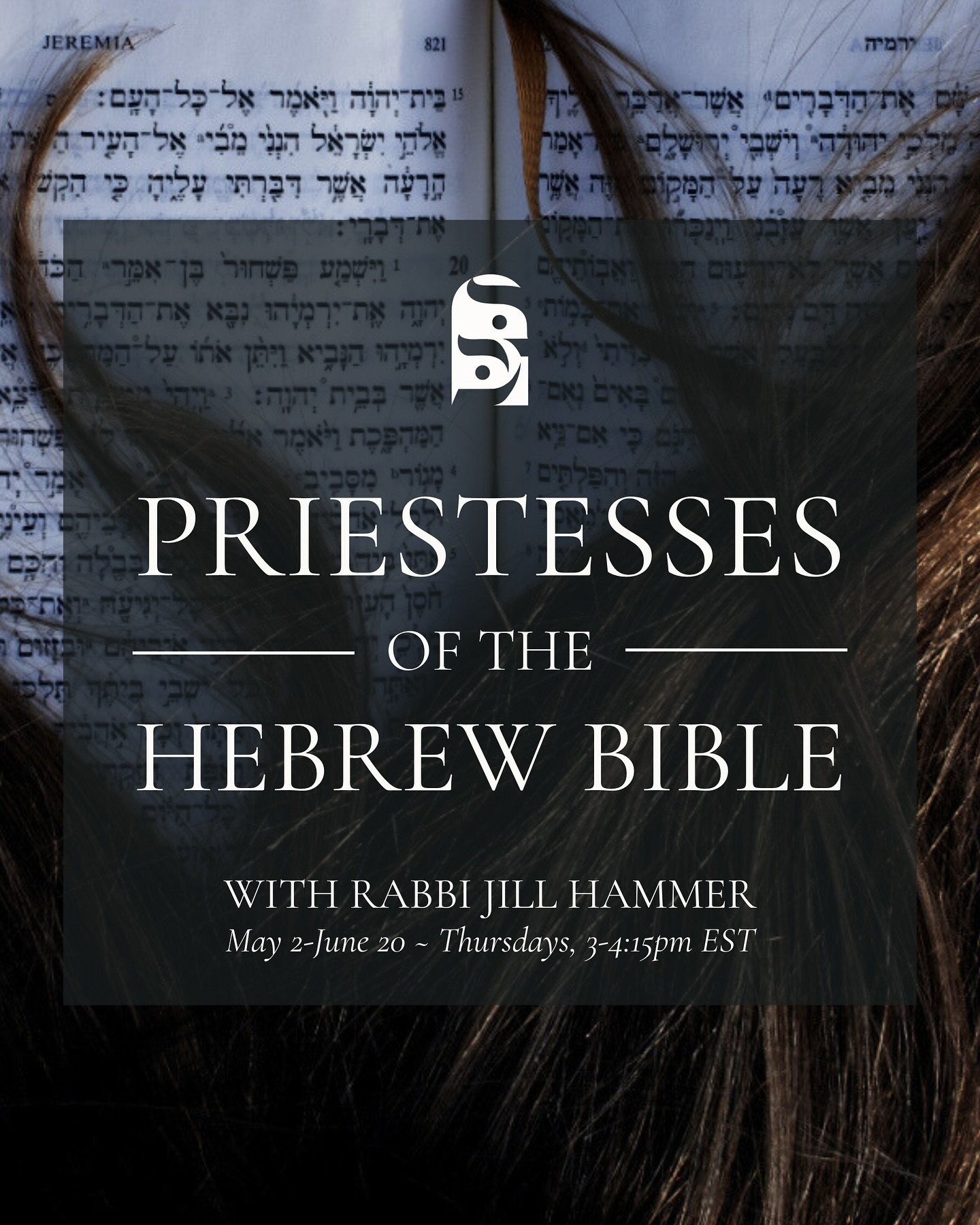 ✦ PRIESTESSES OF THE HEBREW BIBLE WITH RABBI JILL HAMMER | MAY 2-JUNE 20⁣ ✦
⁣
Where can we find priestess role models in the Hebrew Bible? What are the practices, skills, or approaches we could learn from them? From Miriam to Tamar, from Chanah to De