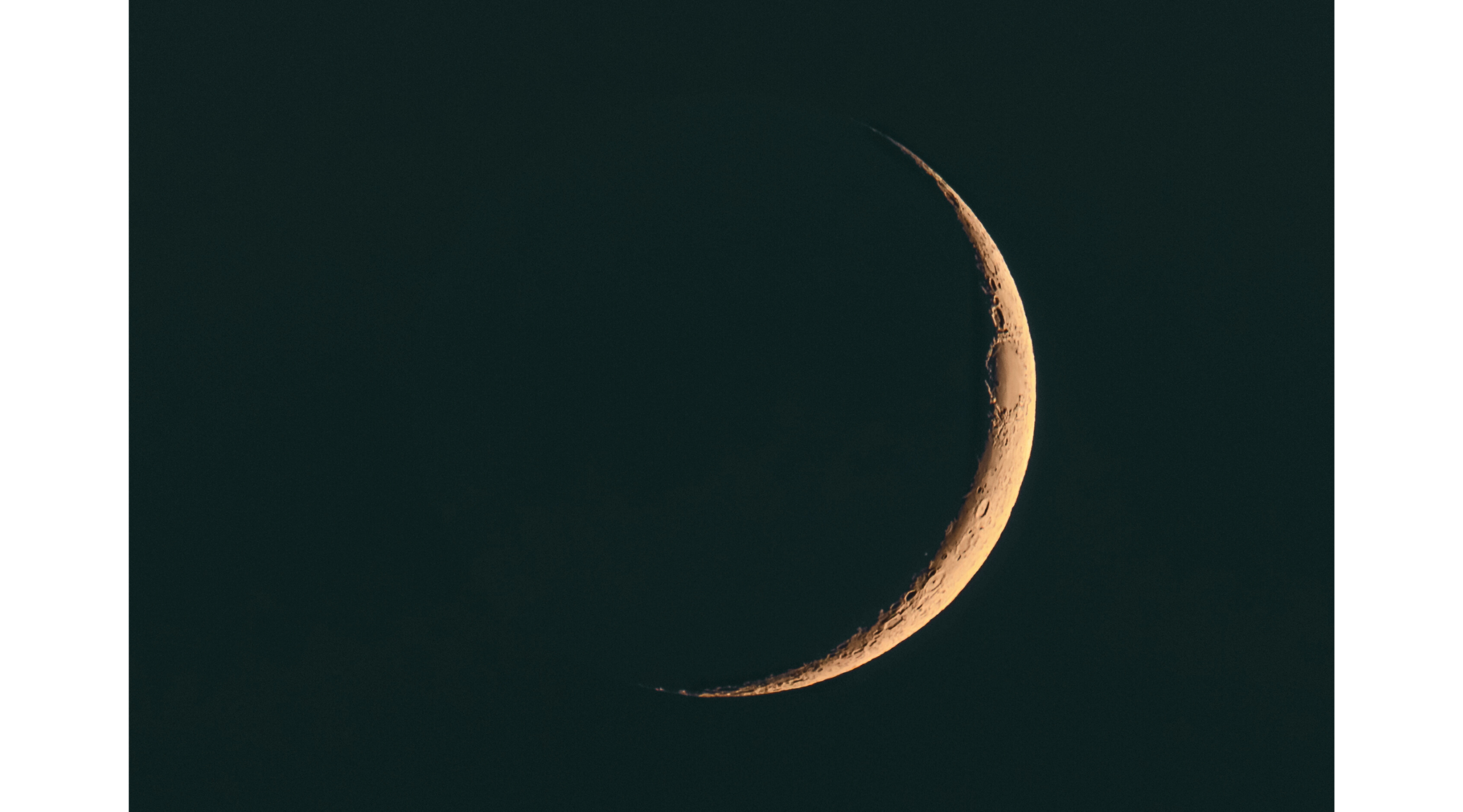 Moon phases depicted horizontally on a black backdrop.