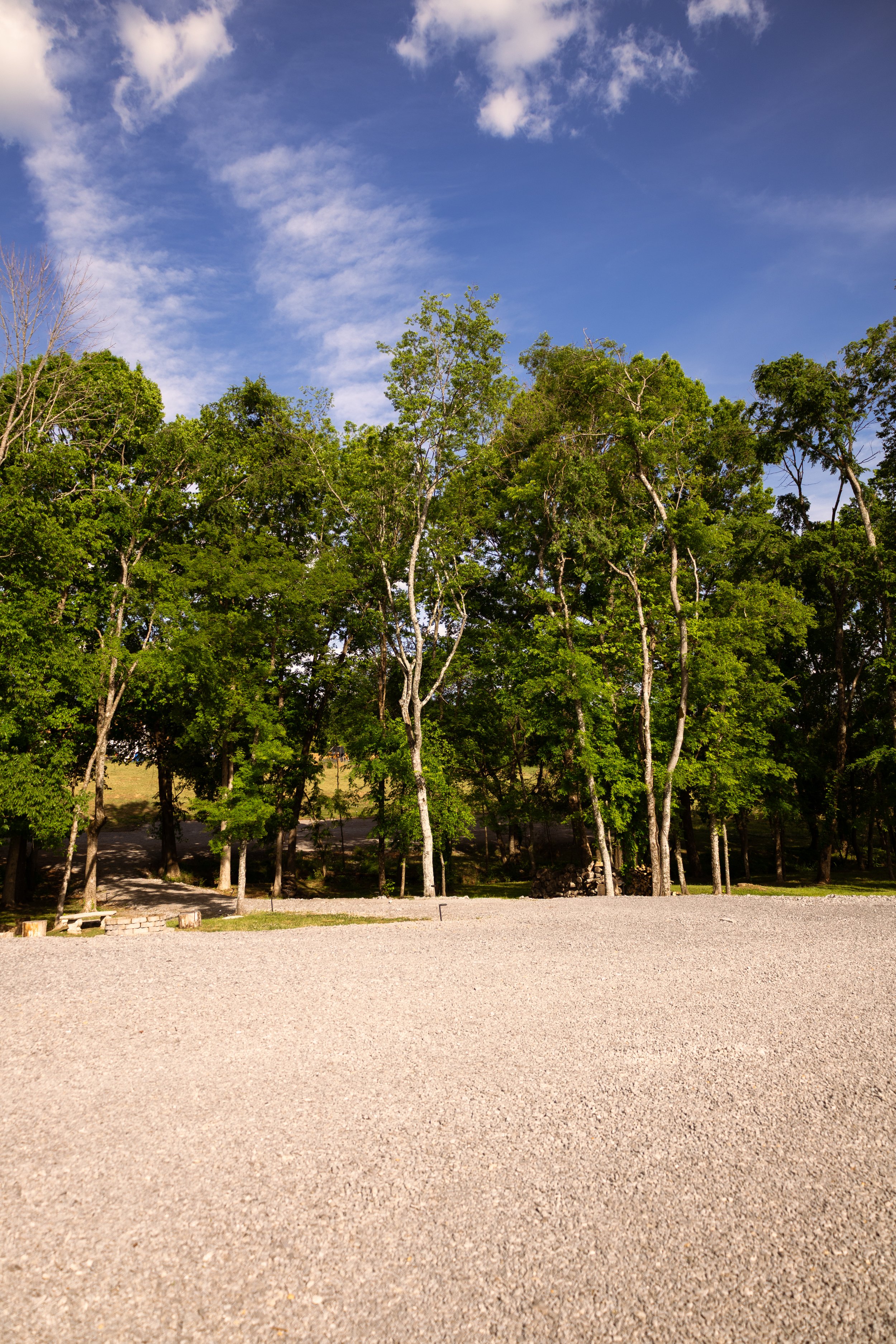 parking lot and extended parking area