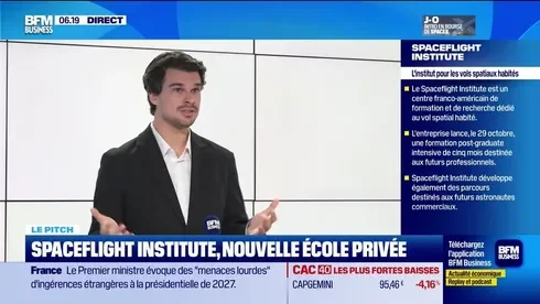 Spaceflight institute forme des astronautes