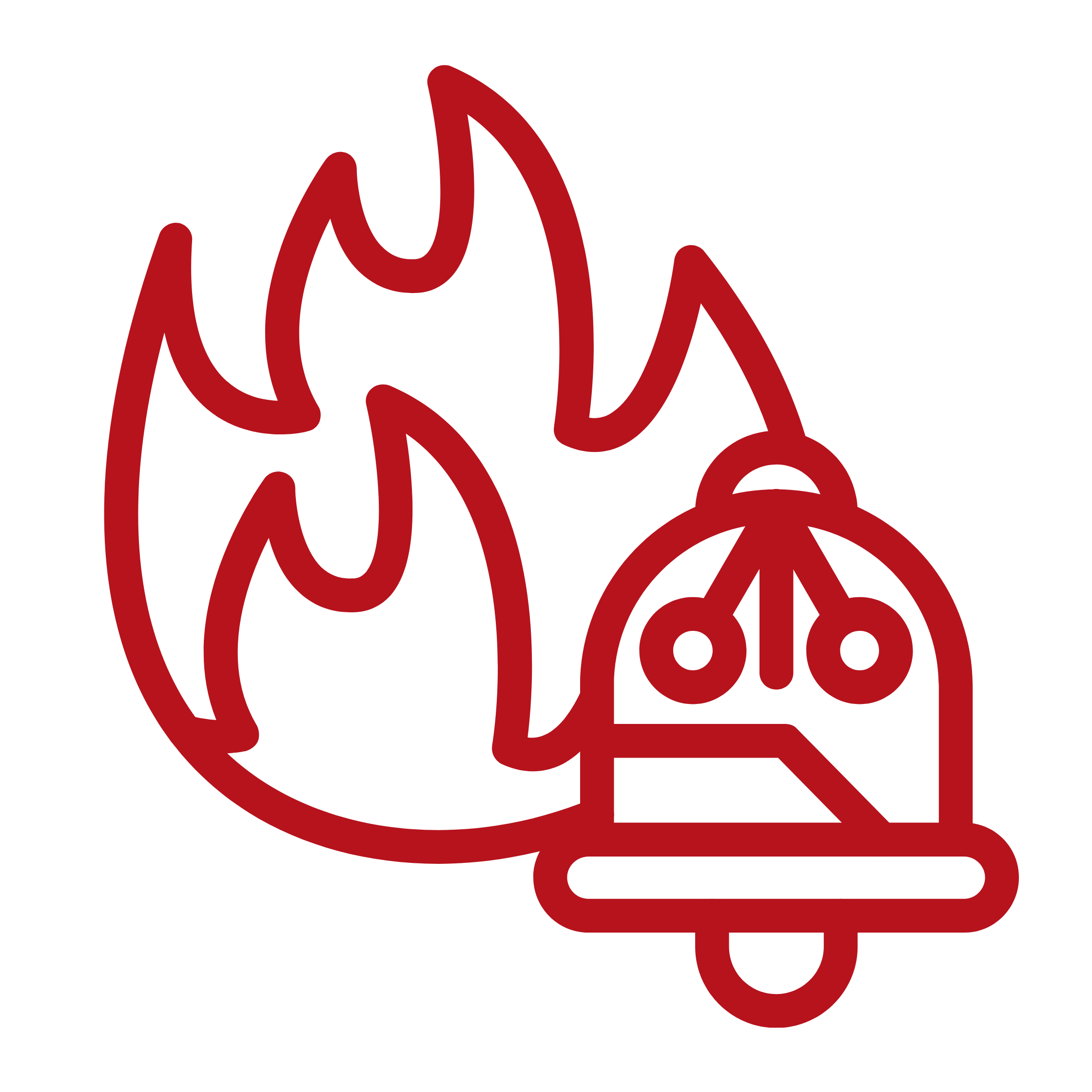 Commercial vessel equipped with maritime fire detection hardware