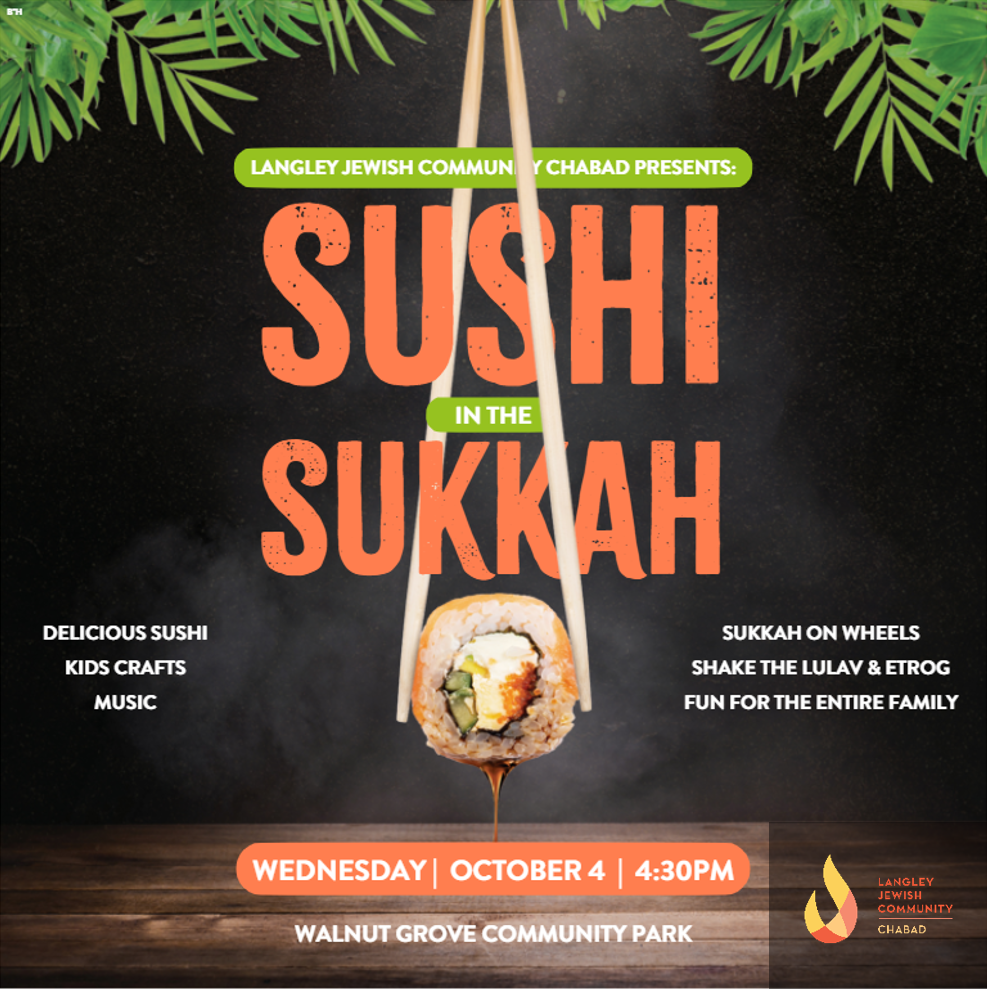 Sushi in the Sukkah - Community Event