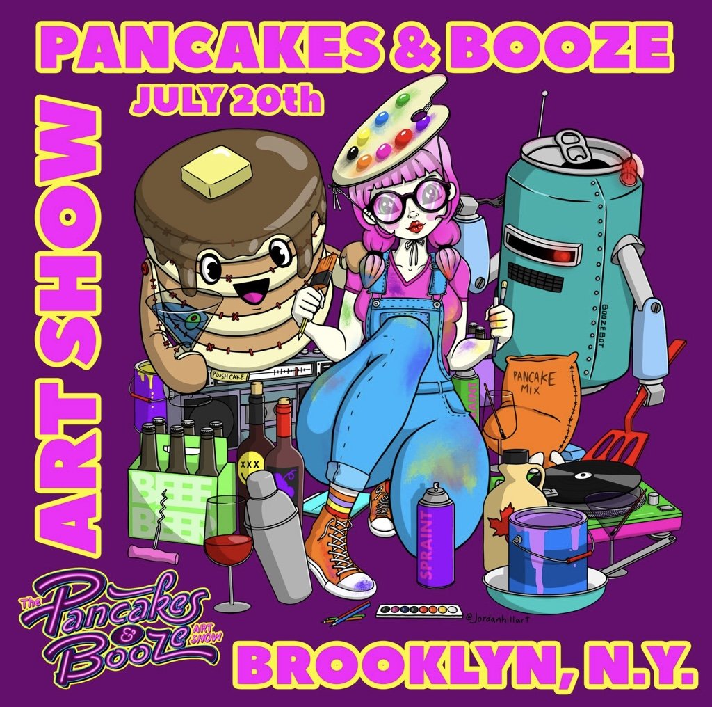 Pancakes & Booze Art Show