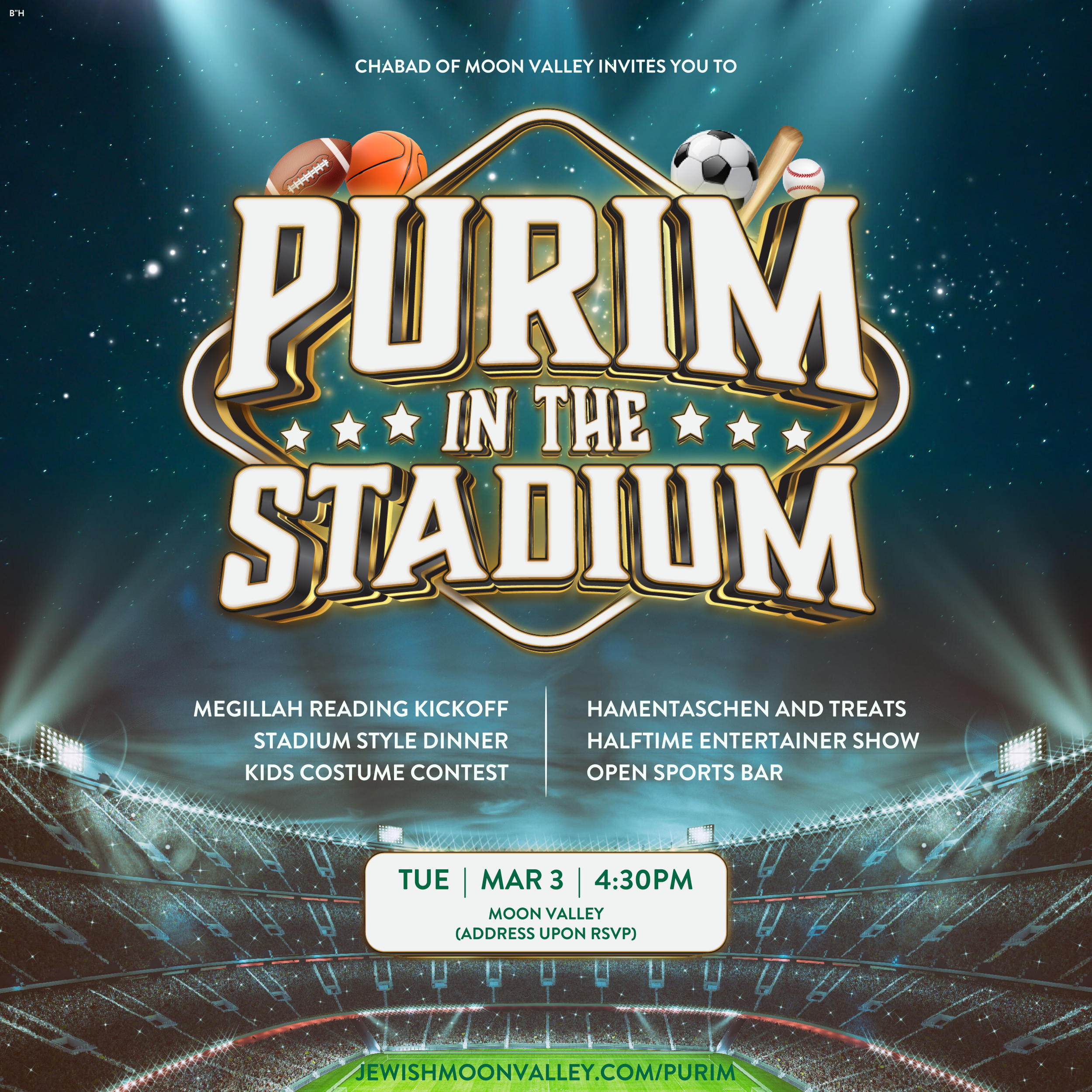 Grand Purim in the Stadium