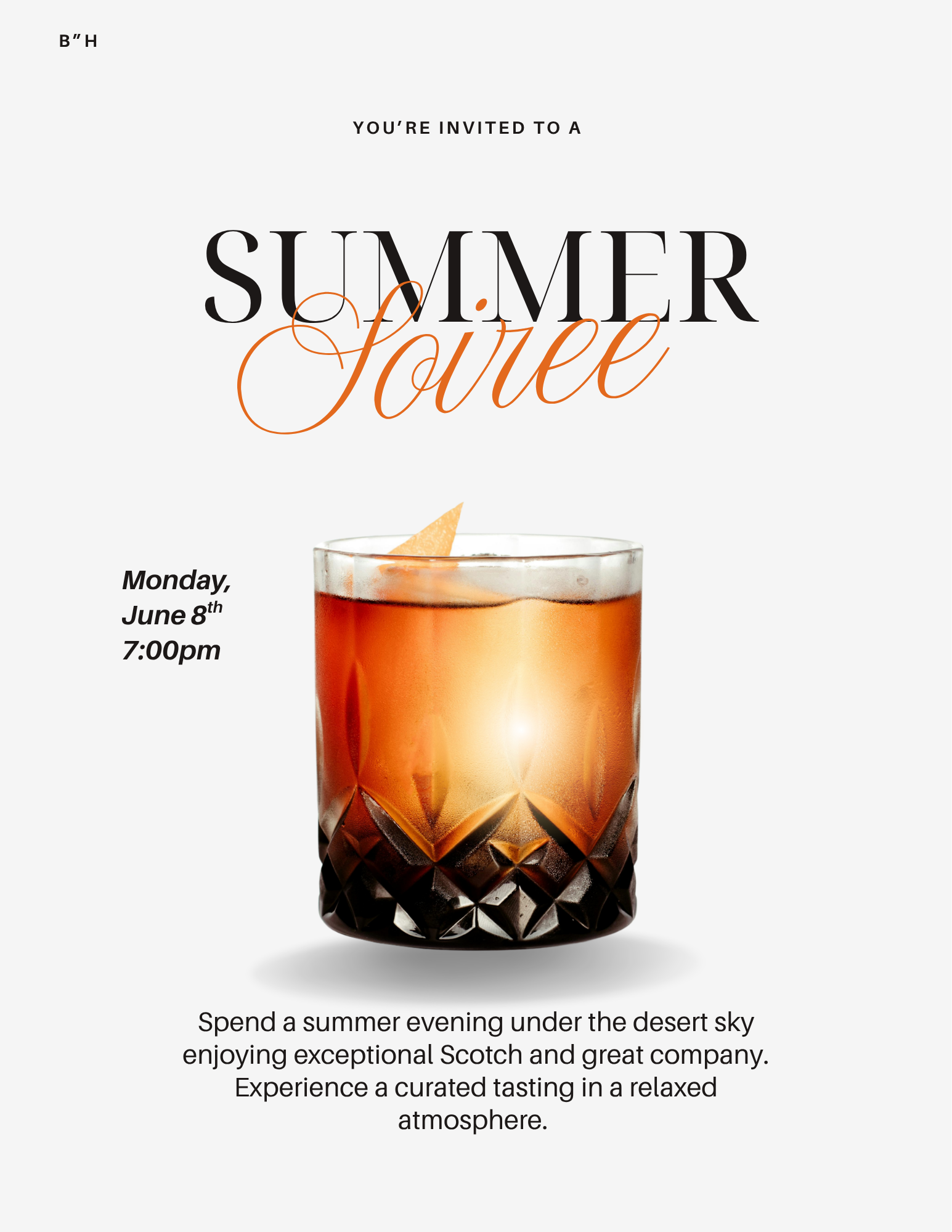 Summer Soiree - Scotch Tasting