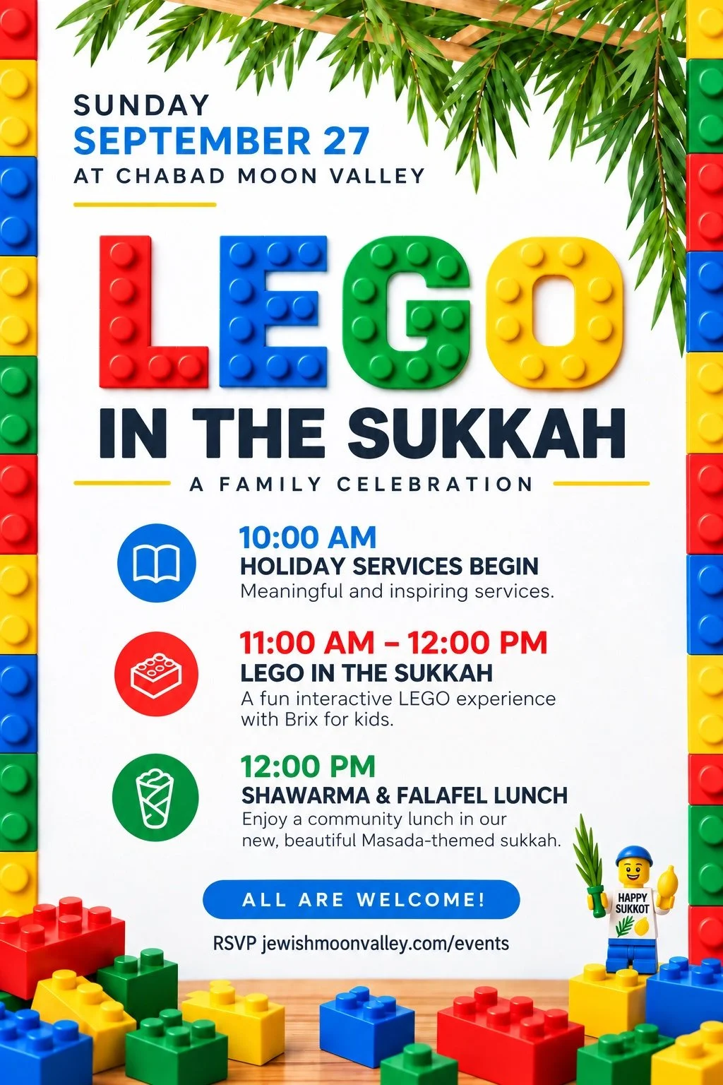 LEGO in the Sukkah: A Family Celebration