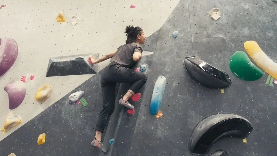 bouldering fall practice