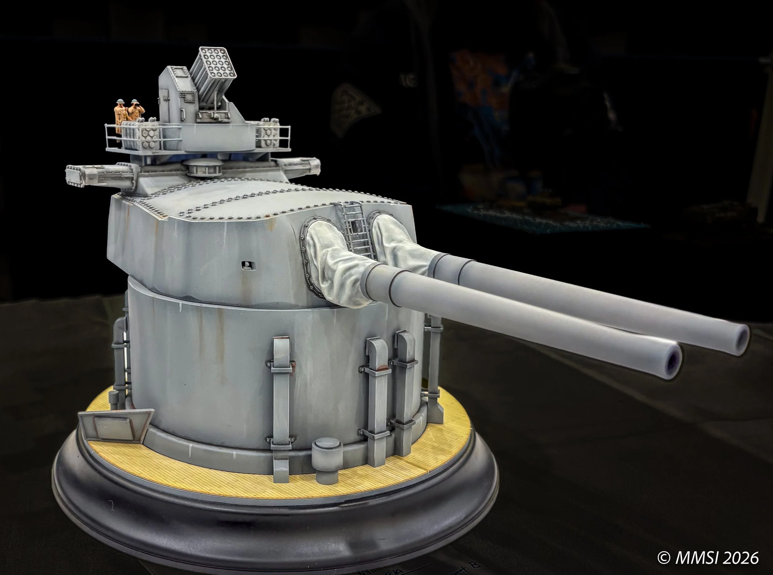 HMS Hood Gun Turret - Evilio Moria