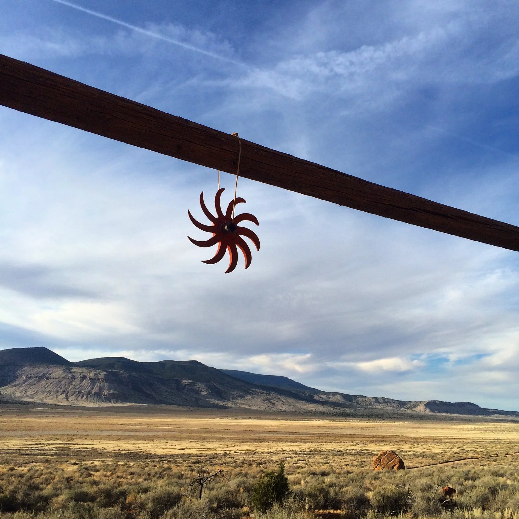 Whimsical ornament at Tuweep Campground.