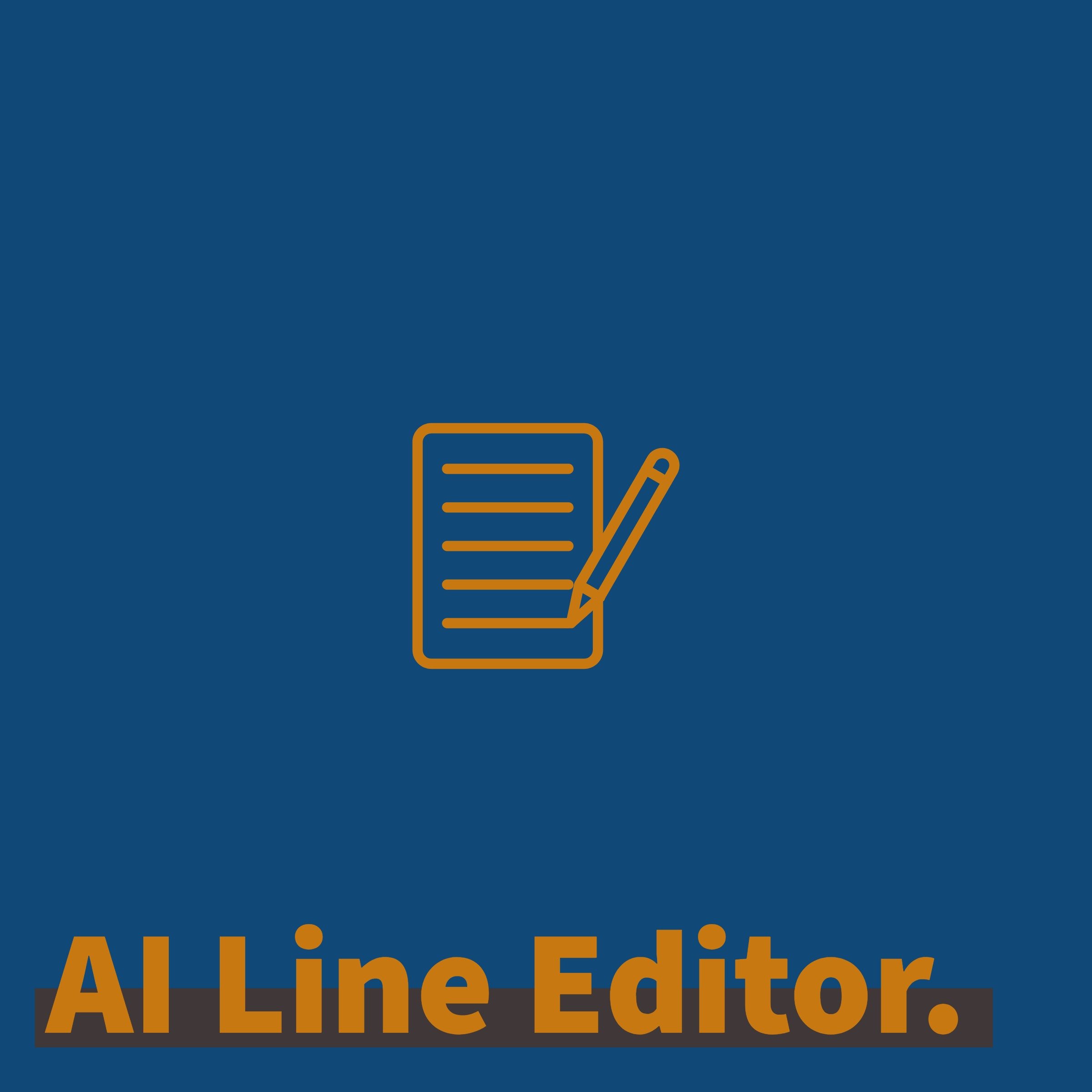AI Line Editor