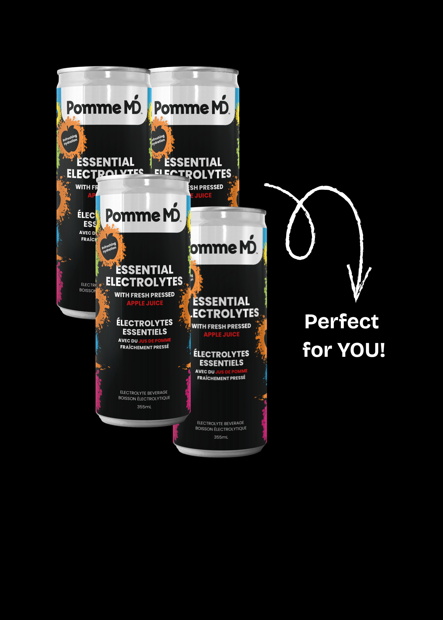 PommeMD 355ml Can x 4pack