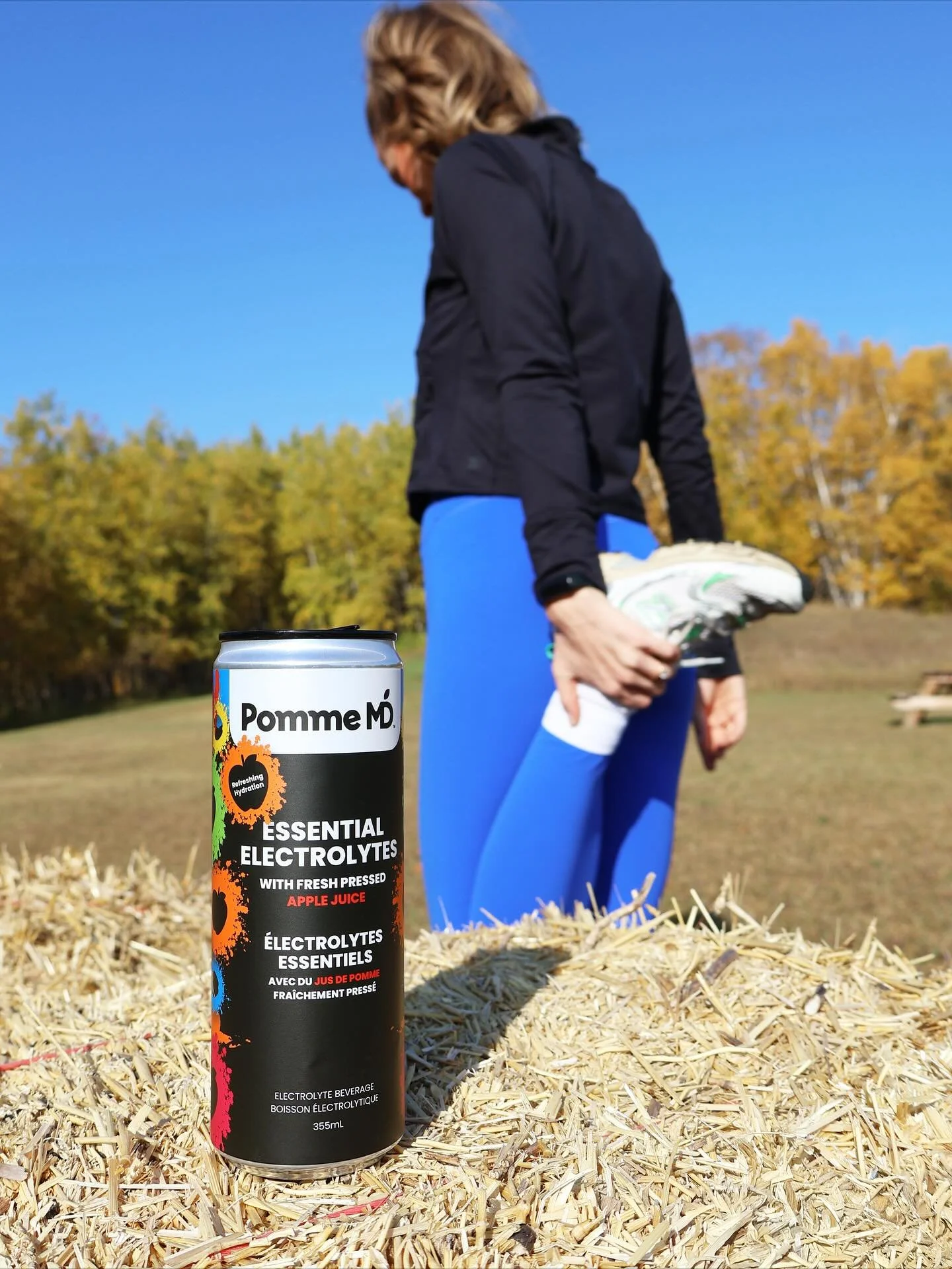 Whether you&rsquo;re sweating and working hard, ill and need a boost or just plain and simply thirsty- PommeMD has you covered. Finally a hydration beverage without additives or colourings, just the essentials and Canadian made apple juice ❤️

#pomme