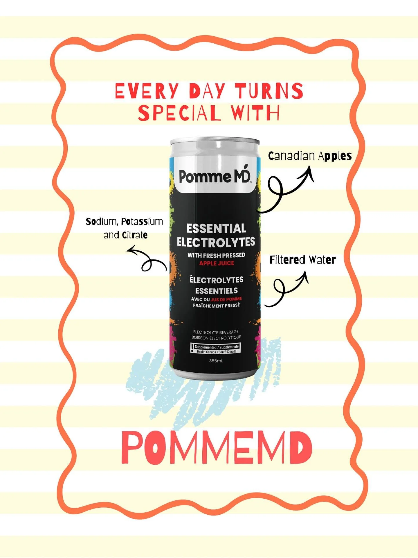 Happy Sunday!! What a perfect option for hydration after busy weekends. We sure love spending Sundays with family, PommeMD and a blanket 💕

#yeg #yeghealth #yegbusiness #hydration #electrolytes #electrolytedrink #sundaymood #sunday #pommemd #refresh