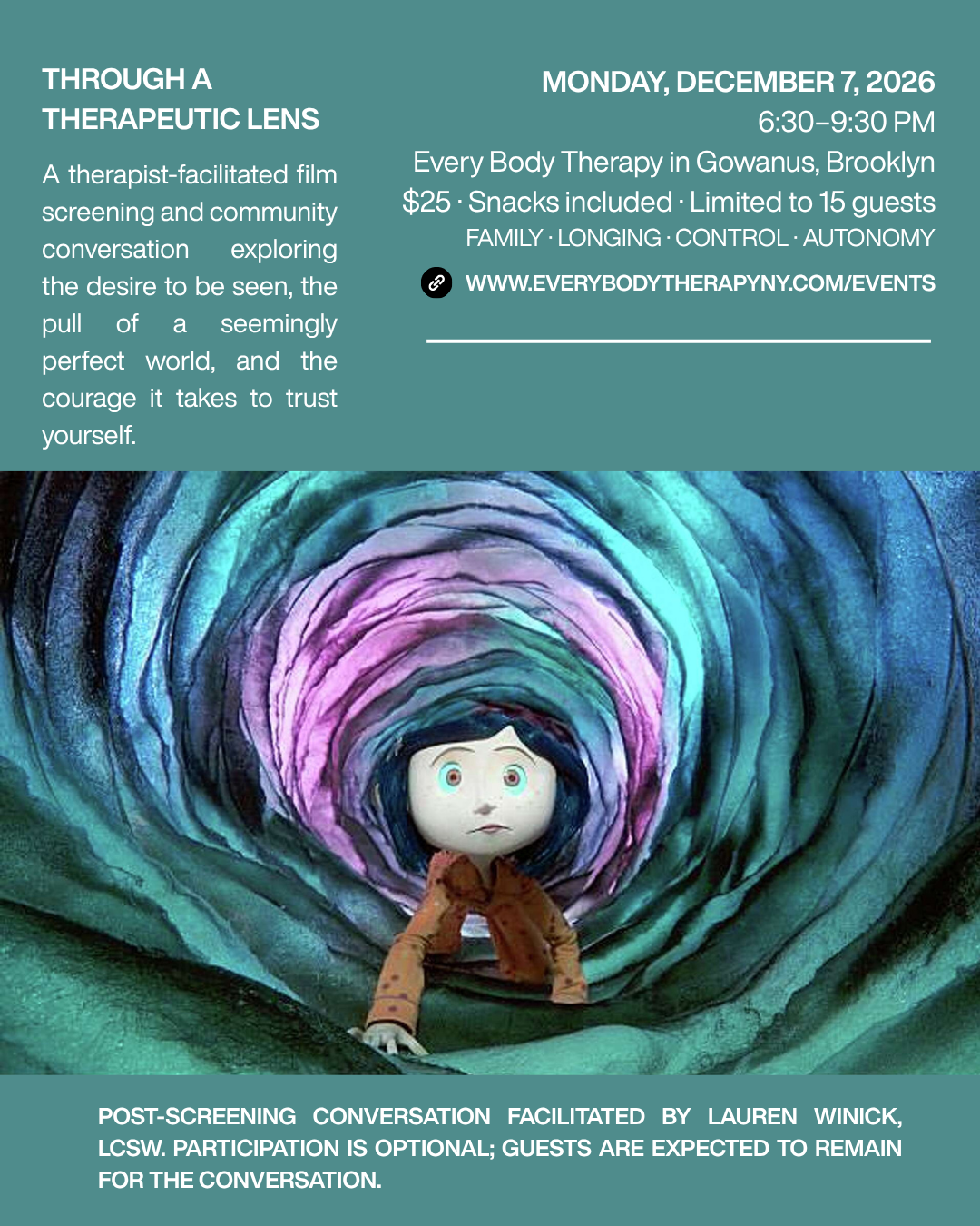 Through a Therapeutic Lens: Coraline