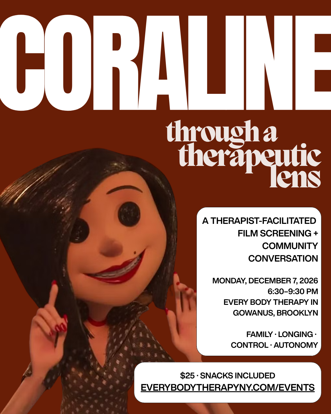 Through a Therapeutic Lens: Coraline