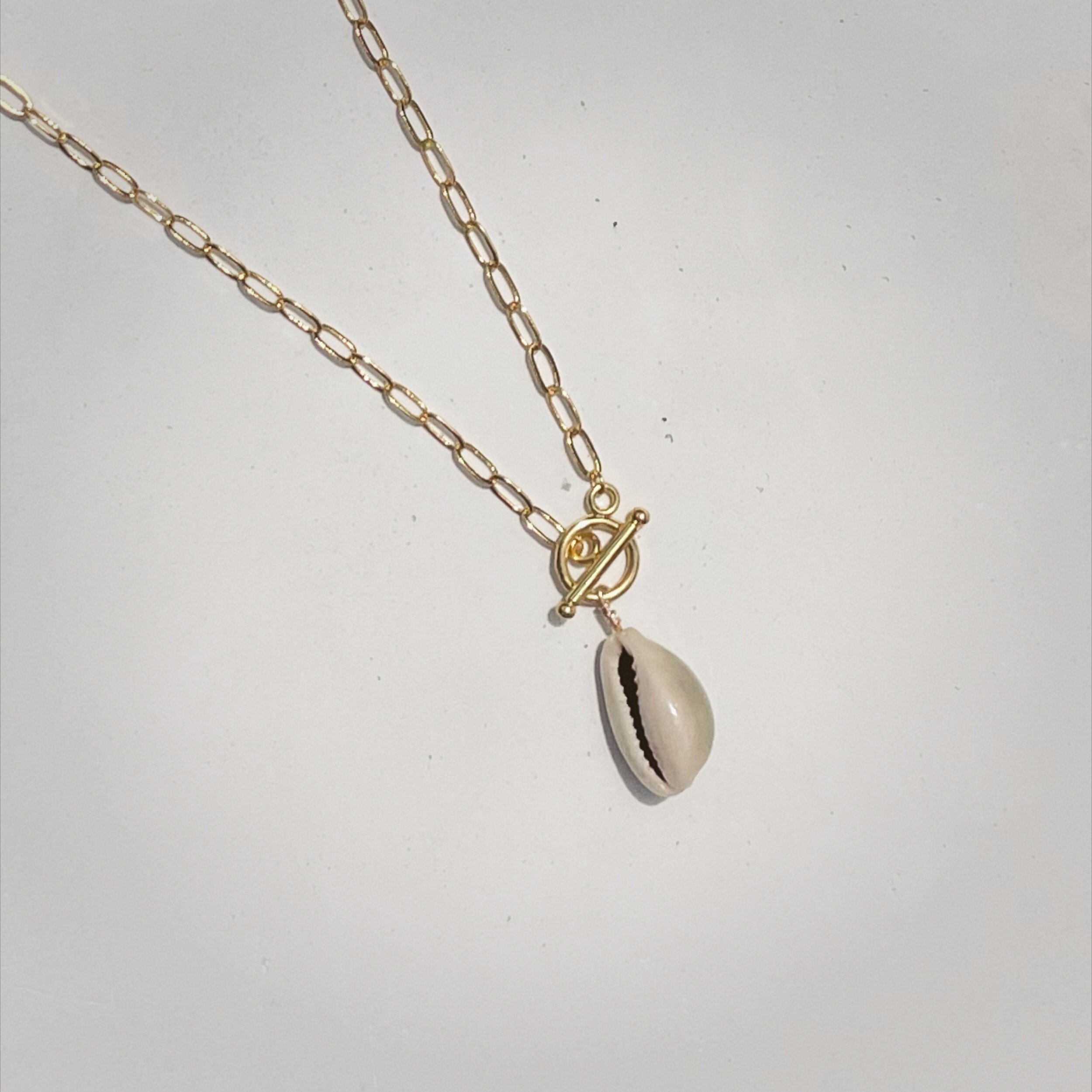 Paperclip Shell Necklace