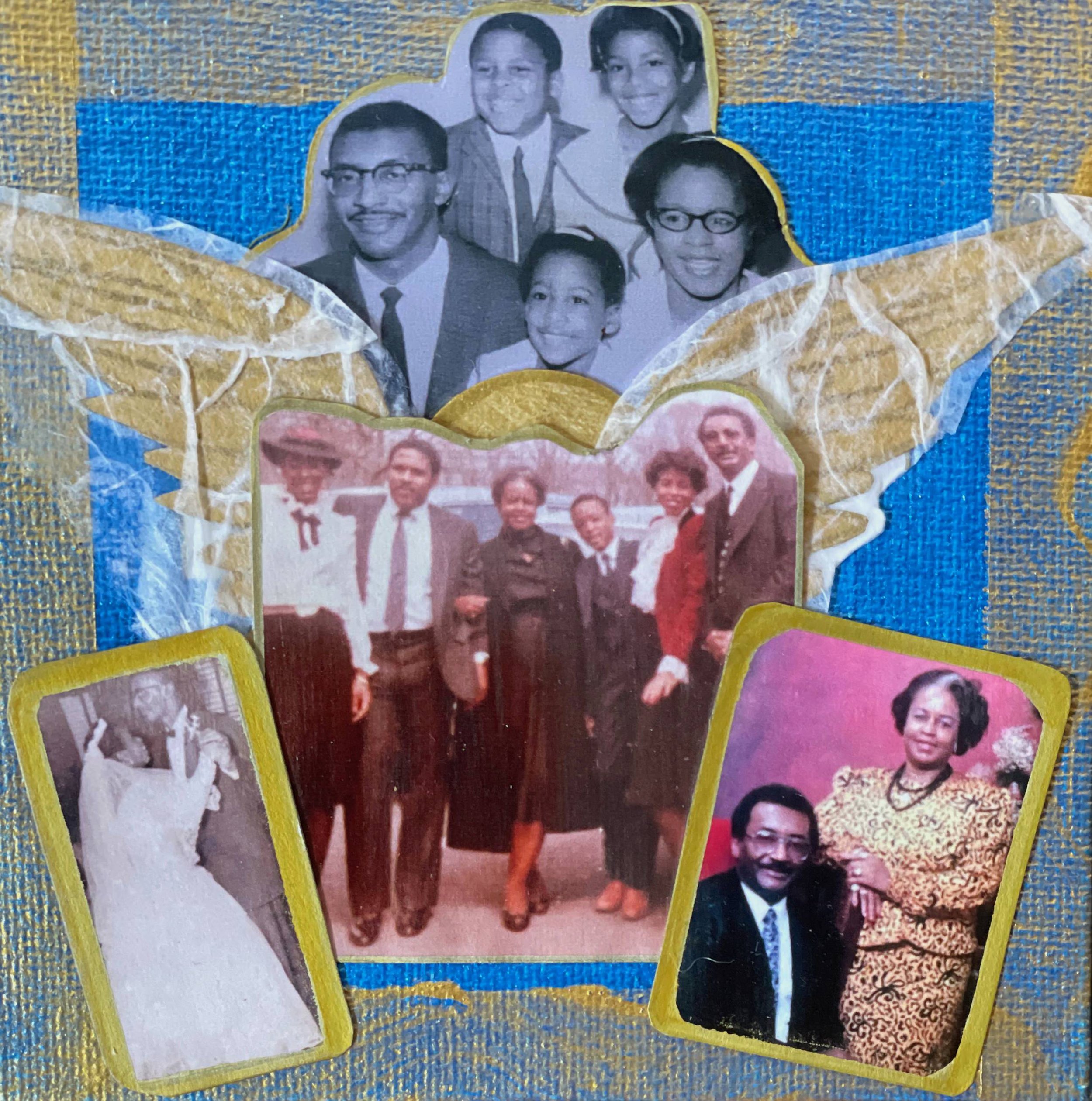 Memorial Collage 4 x 4 in By Commission
