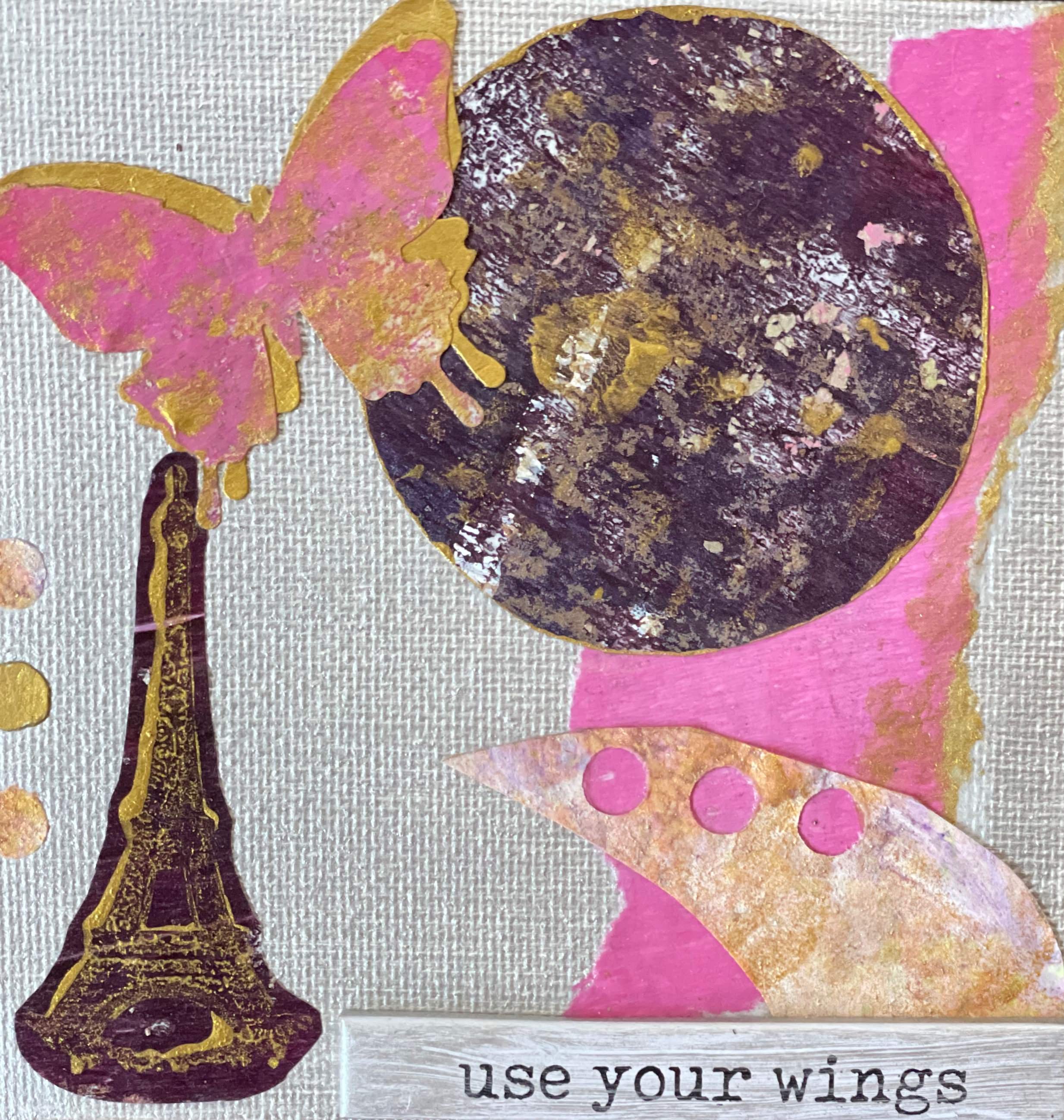 Use Your Wings   4 x 4 in   $50   SOLD